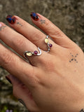 Friendship birthstone ring