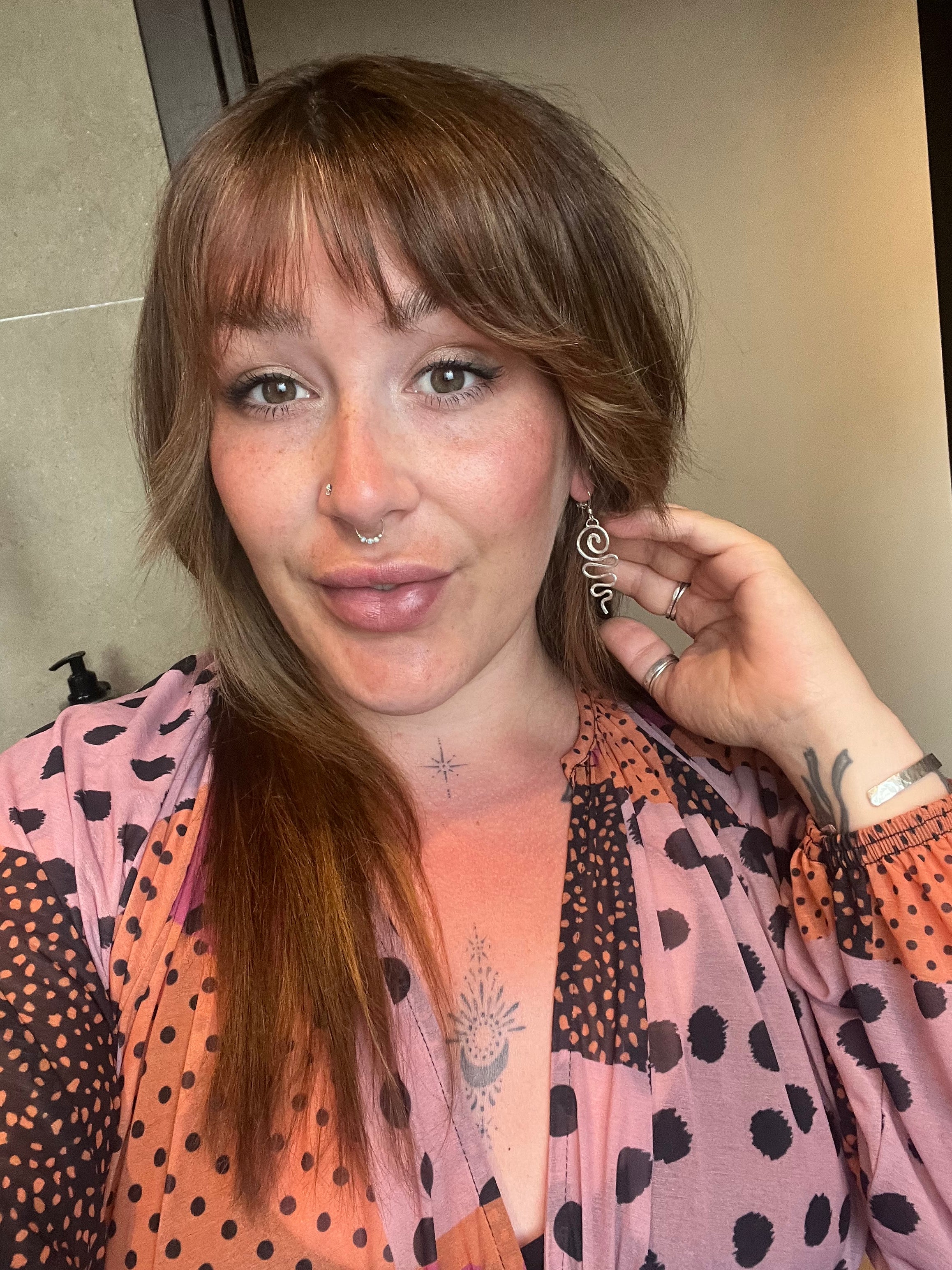 Unalome Earrings