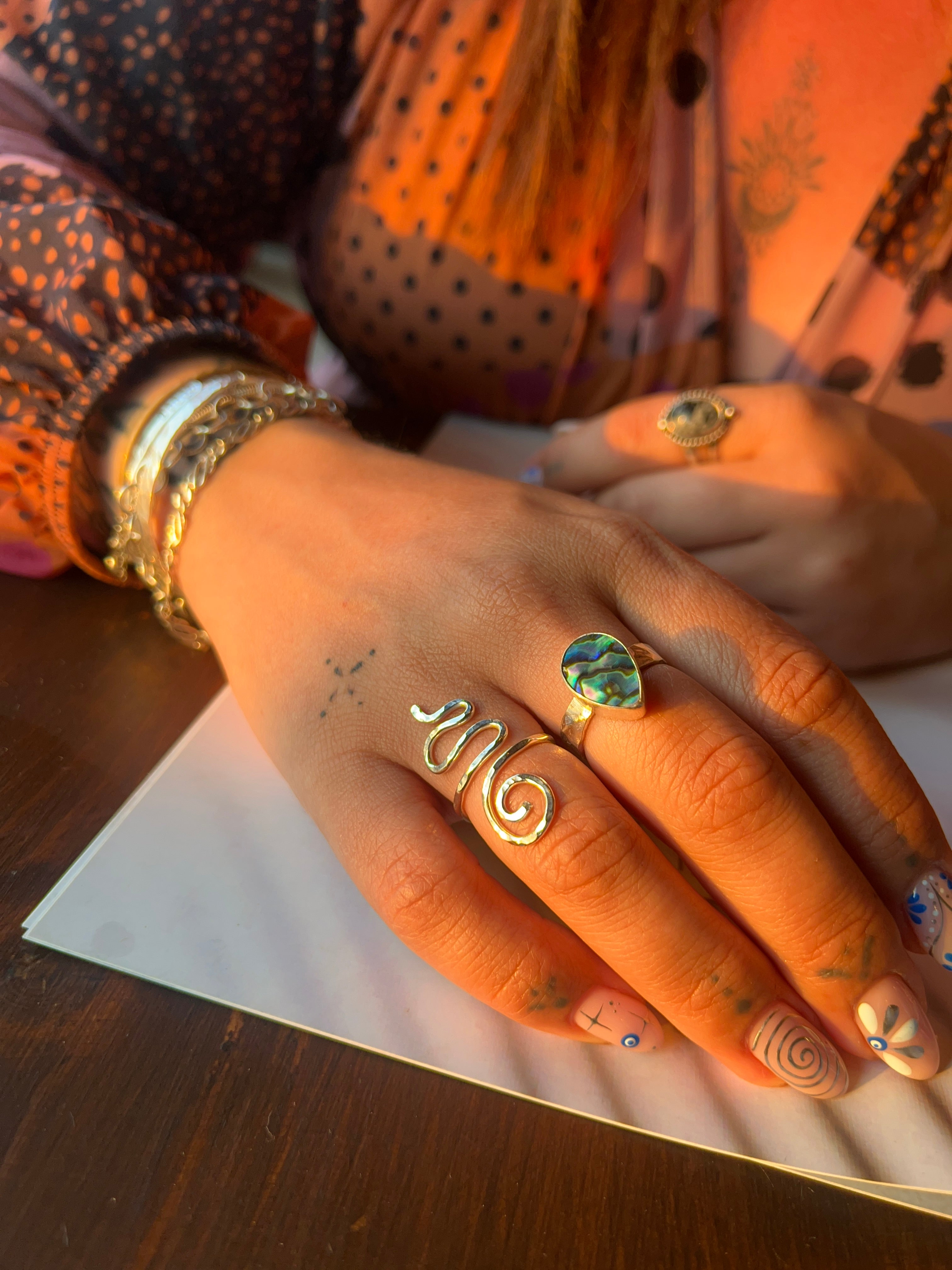 Unalome Ring
